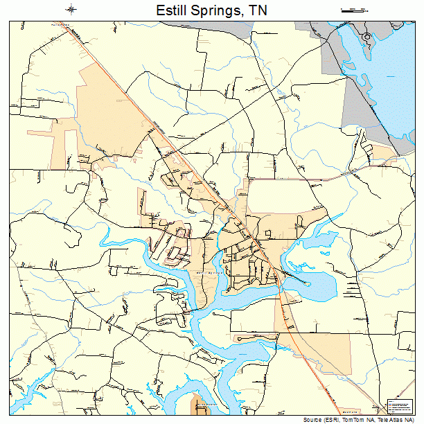 Estill Springs, TN street map