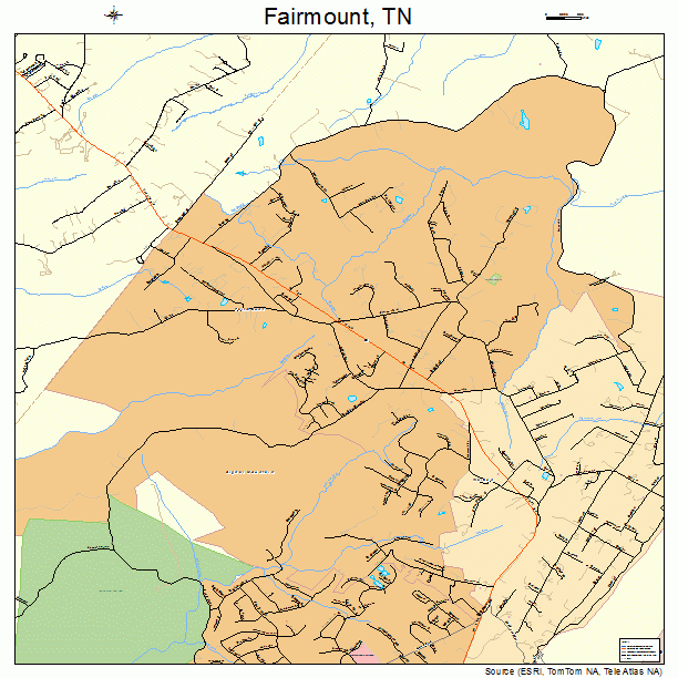 Fairmount, TN street map