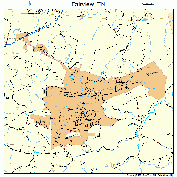 Fairview, TN street map