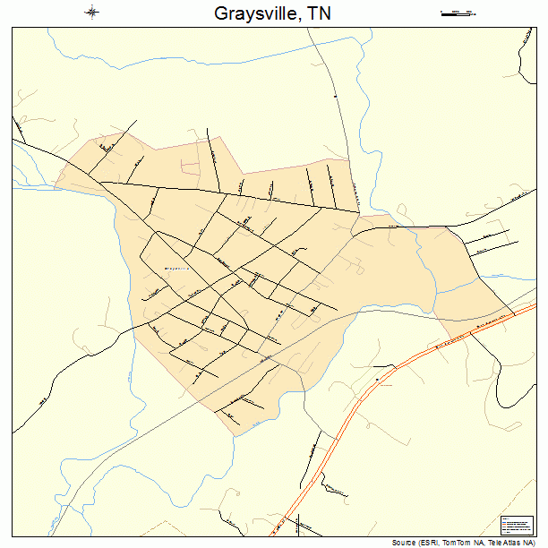 Graysville, TN street map