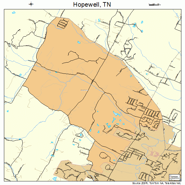 Hopewell, TN street map