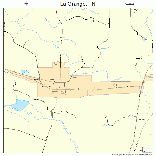 La Grange, TN street map