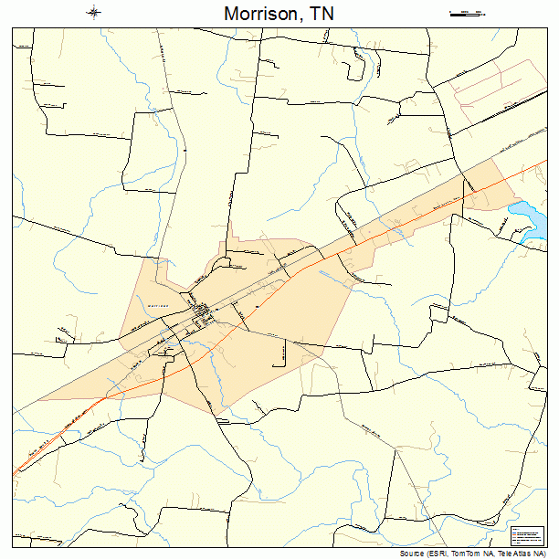 Morrison, TN street map