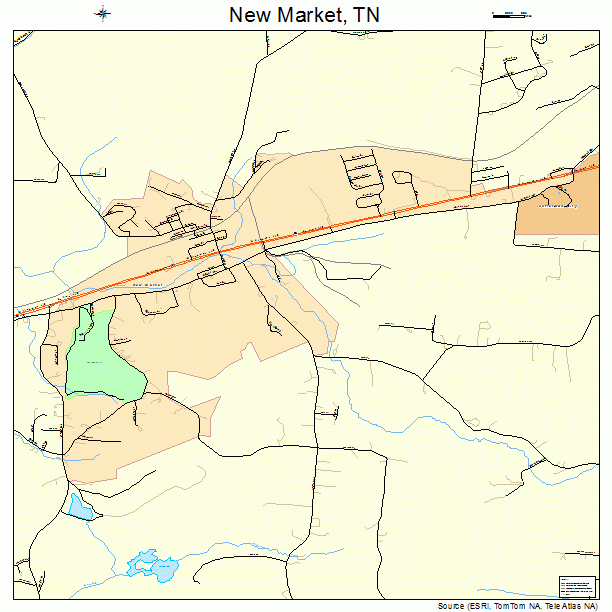 New Market, TN street map