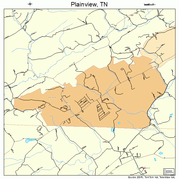 Plainview, TN street map