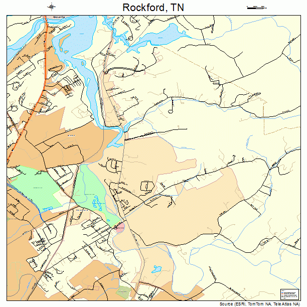 Rockford, TN street map