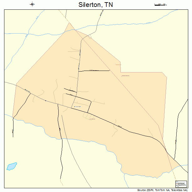 Silerton, TN street map