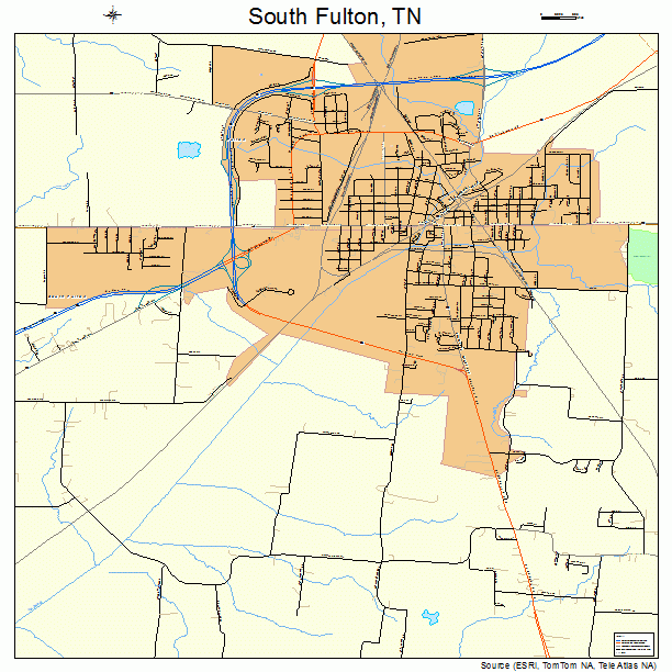 South Fulton, TN street map