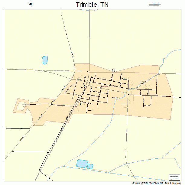 Trimble, TN street map