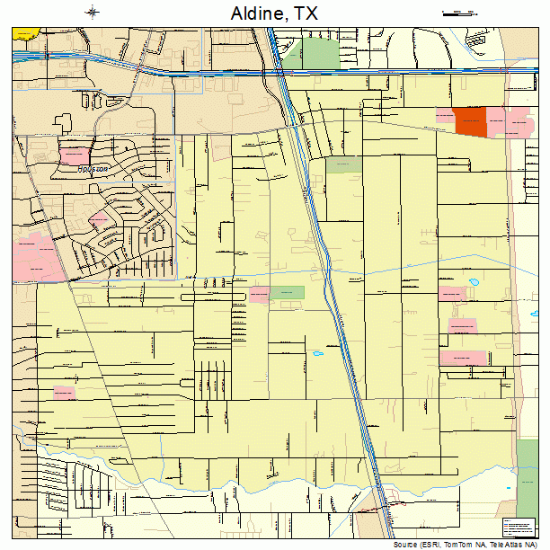 Aldine, TX street map