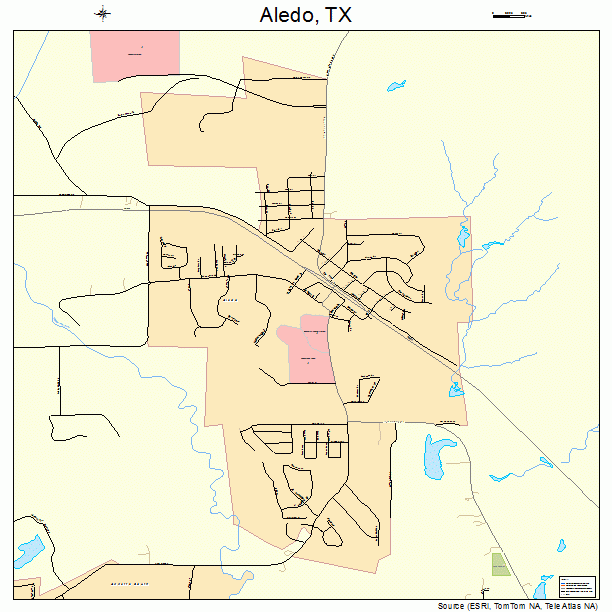 Aledo, TX street map