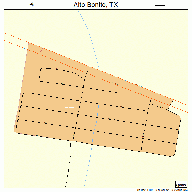 Alto Bonito, TX street map