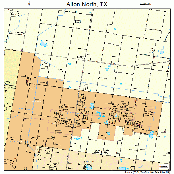 Alton North, TX street map