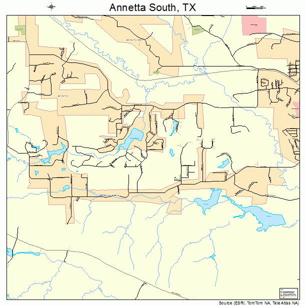 Annetta South, TX street map