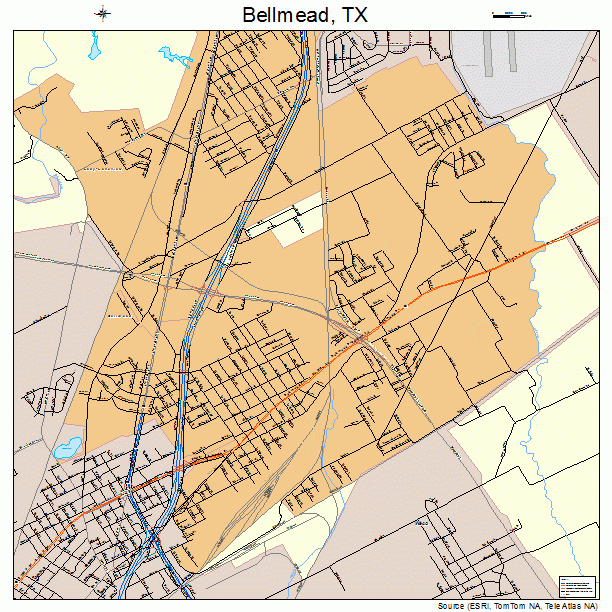 Bellmead, TX street map