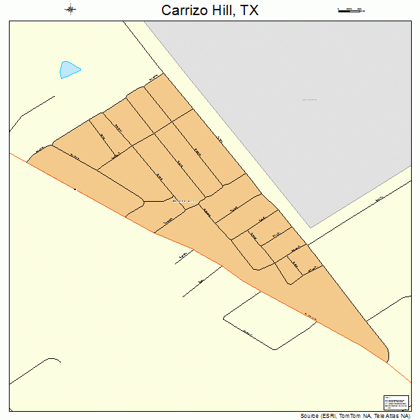 Carrizo Hill, TX street map