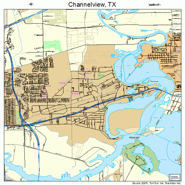 Channelview, TX street map