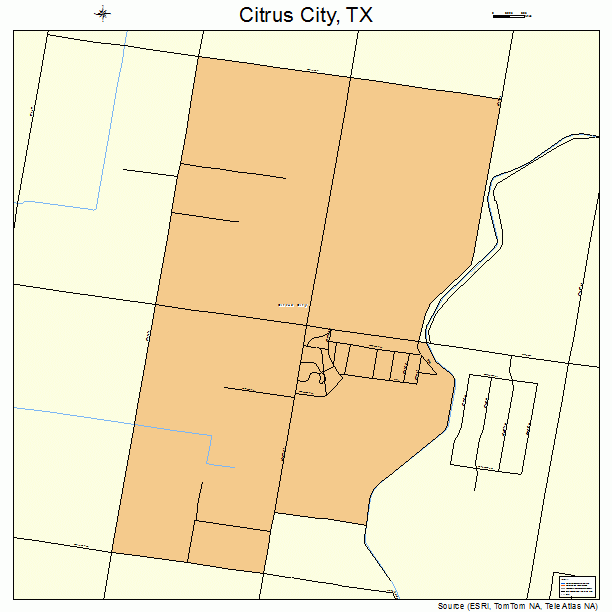 Citrus City, TX street map