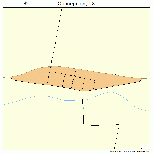Concepcion, TX street map