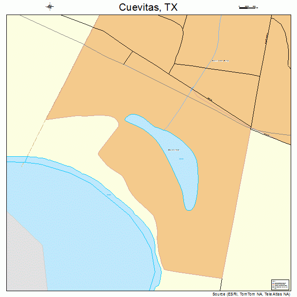 Cuevitas, TX street map