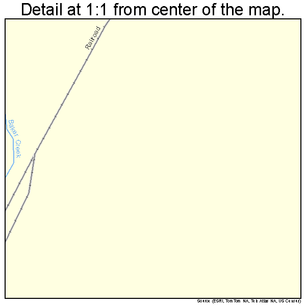 Domino, Texas road map detail