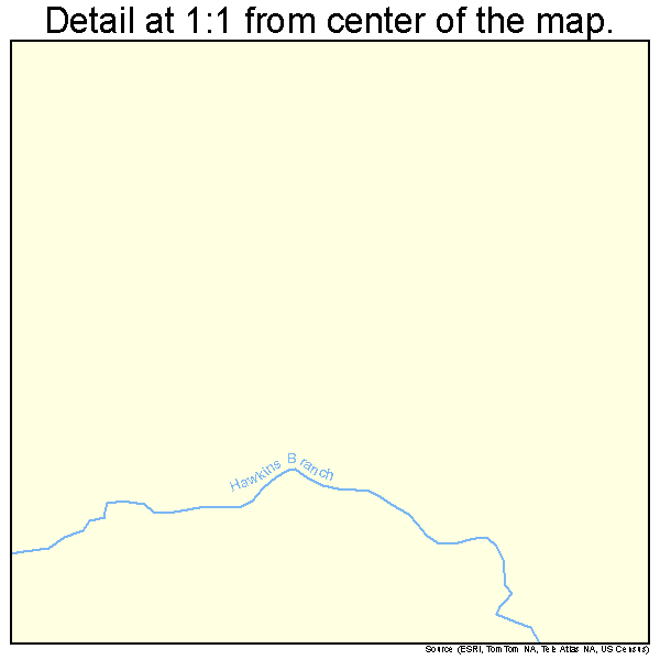 East Mountain, Texas road map detail