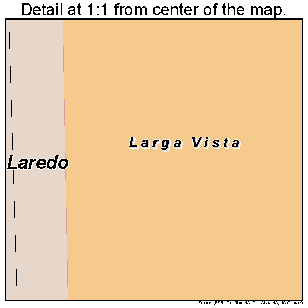 Larga Vista, Texas road map detail