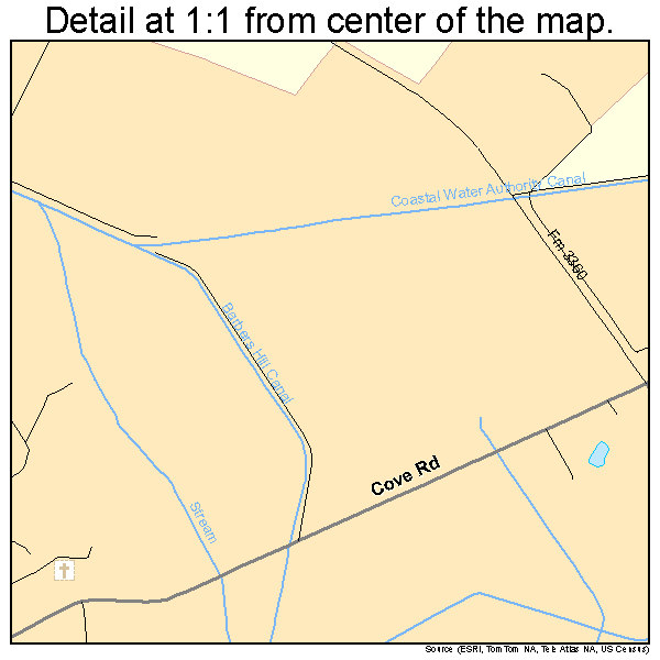 Mont Belvieu Texas Street Map 4849068