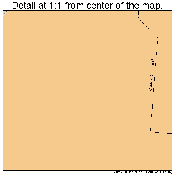 Moore, Texas road map detail