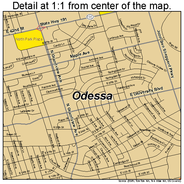 Odessa tc zip code map - bonusmoz