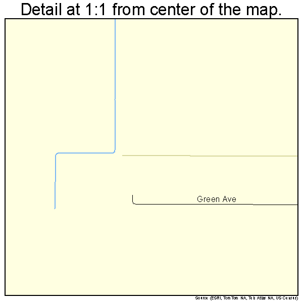 Palacios, Texas road map detail