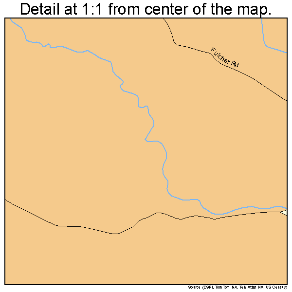 Study Butte-Terlingua, Texas road map detail