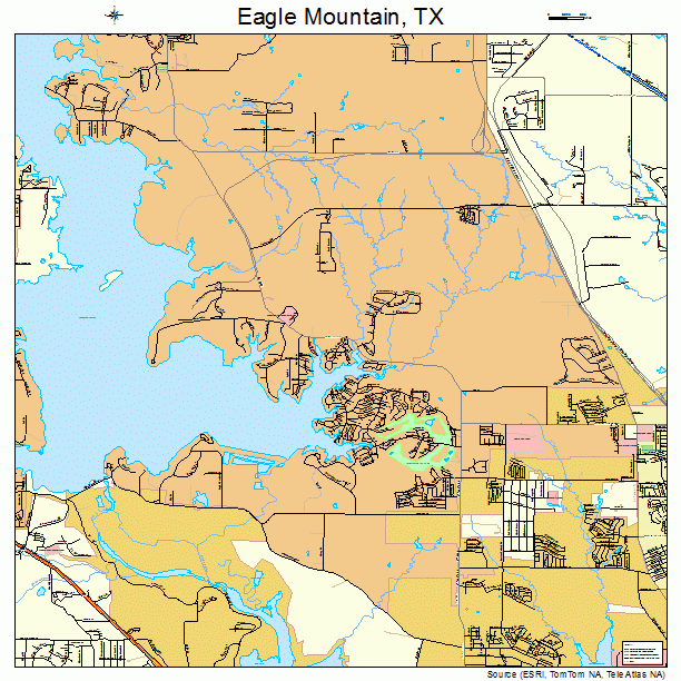 Eagle Mountain, TX street map