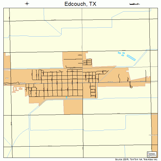 Edcouch, TX street map
