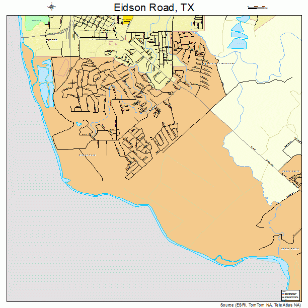 Eidson Road, TX street map