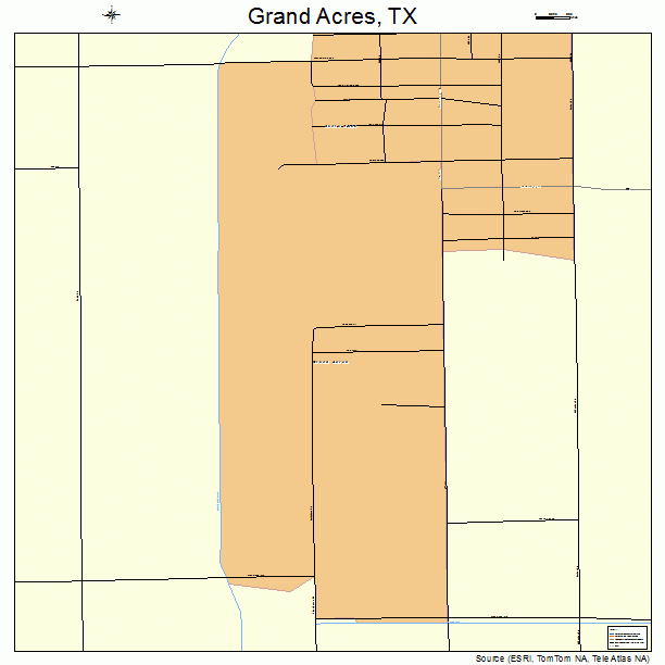 Grand Acres, TX street map