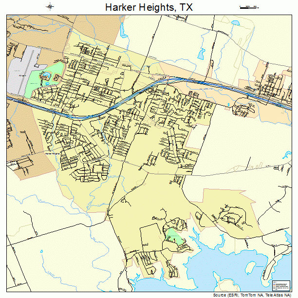 Harker Heights, TX street map