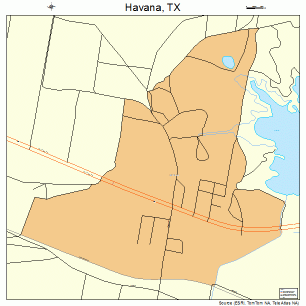 Havana, TX street map