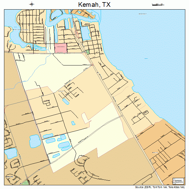 Kemah, TX street map