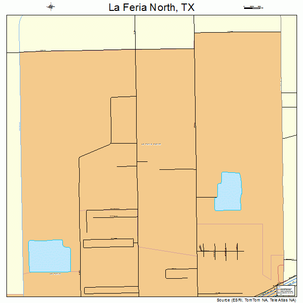 La Feria North, TX street map