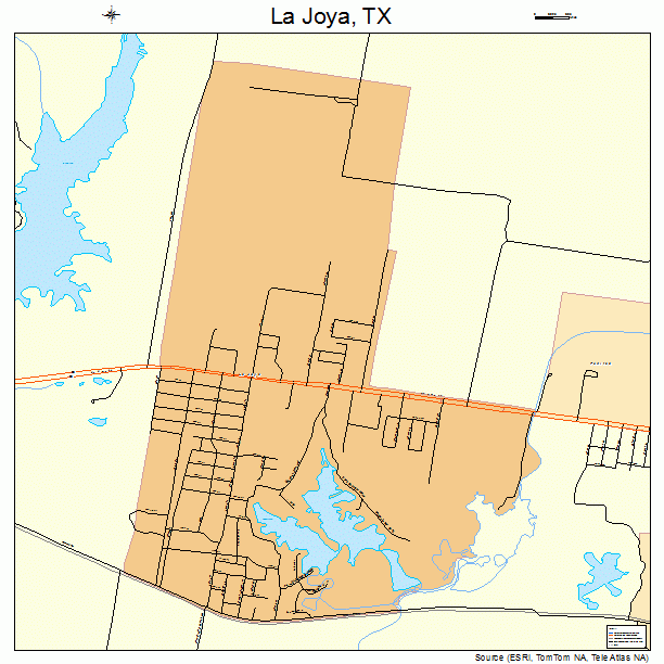 La Joya, TX street map