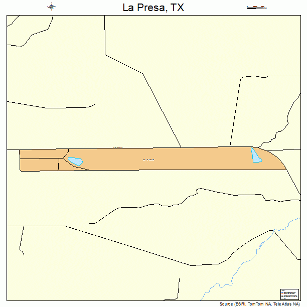 La Presa, TX street map