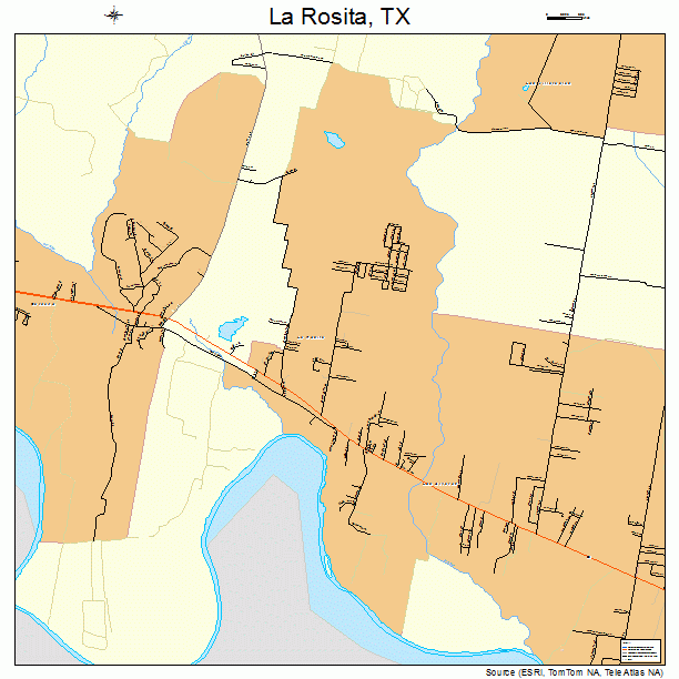 La Rosita, TX street map