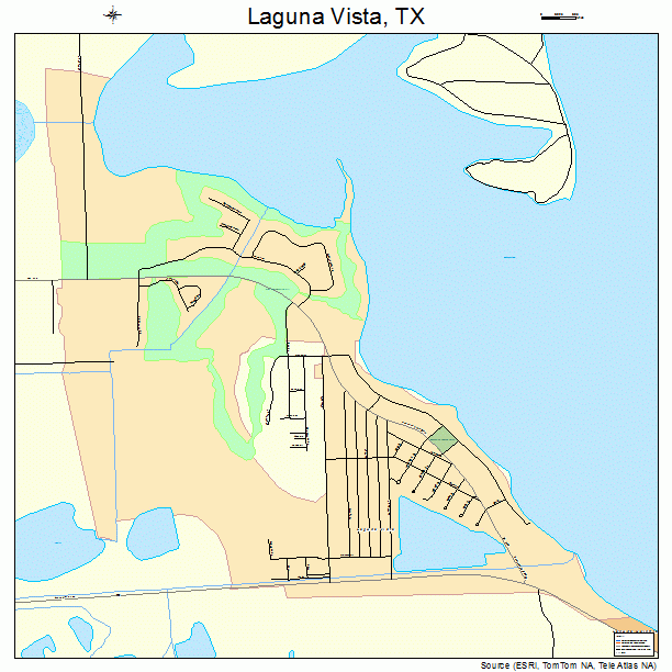 Laguna Vista, TX street map