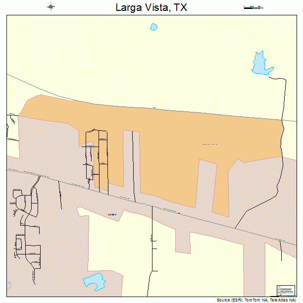 Larga Vista, TX street map