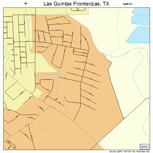 Las Quintas Fronterizas, TX street map