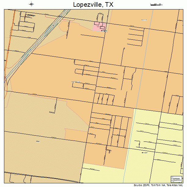 Lopezville, TX street map