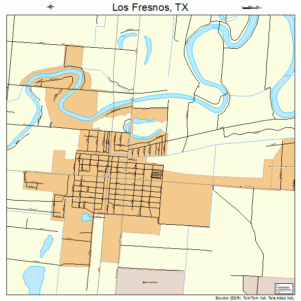 Los Fresnos, TX street map