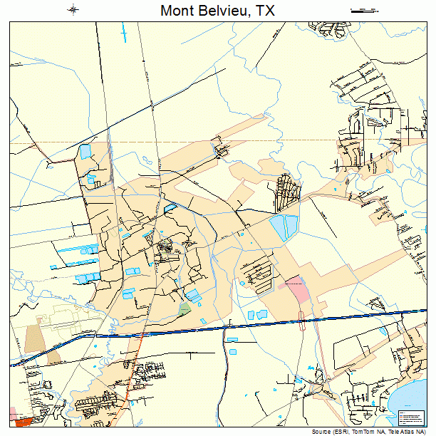 Mont Belvieu, TX street map