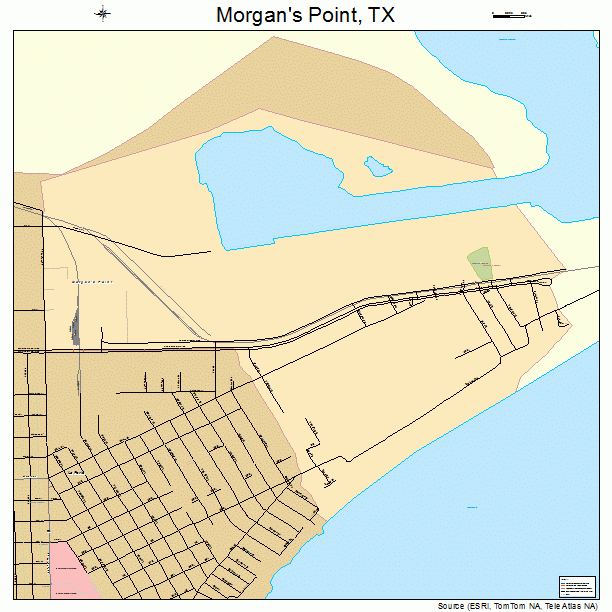 Morgan's Point, TX street map